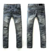 balmain slim-fit biker jeans fashion bm938-160